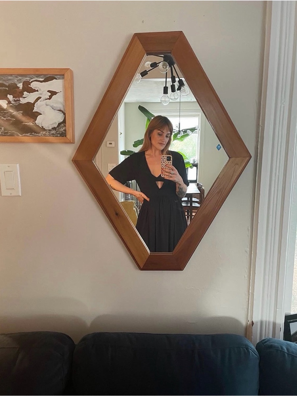 Onderbroeks Black Lounge Dress - Picture 3 of 6
